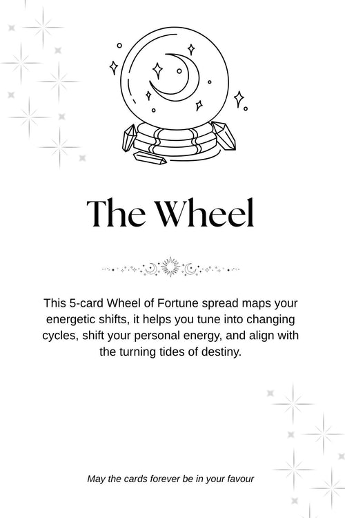 The Wheel Tarot Snail mail bundle - Divination Mail. ABN: 76 607 487 962The Wheel Tarot Snail mail bundle