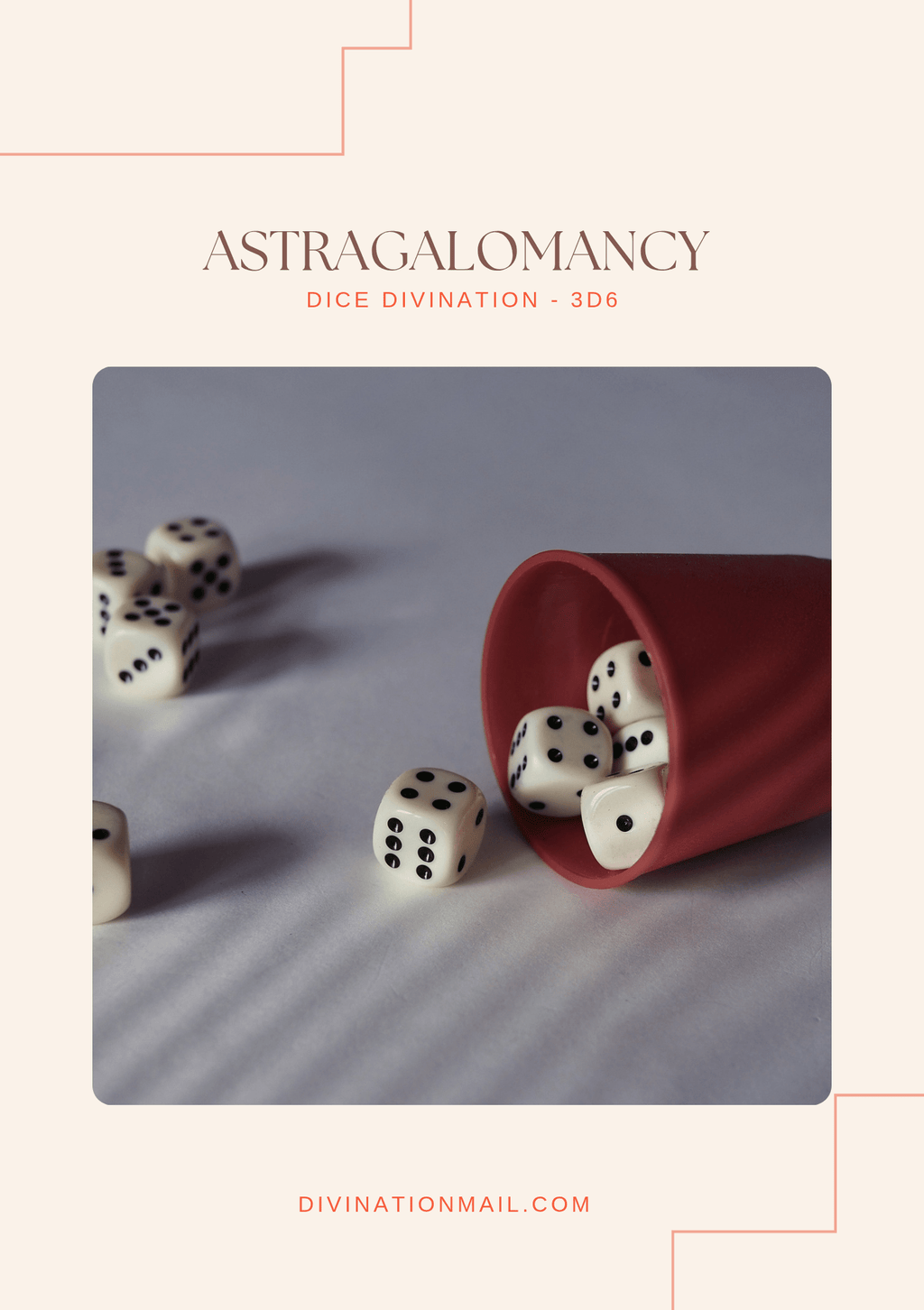 Standard Dice Divination Guide: Printable Astragalomancy Manual (Digital Download) - Divinationmail ABN: 76 607 487 962